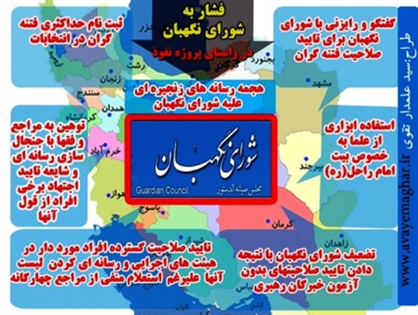 اینفوگراف/فشار به شورای نگهبان در راستای پروژه نفوذ