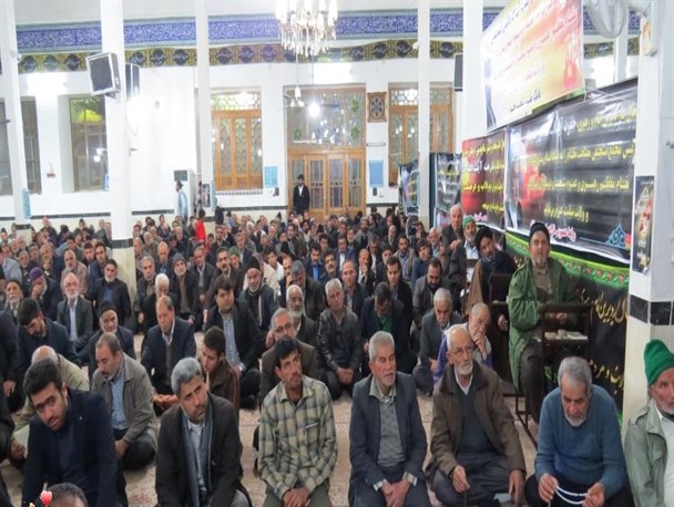 مراسم بزرگداشت آیت الله هاشمی در مسجد النبی(ص) خور+ تصاویر