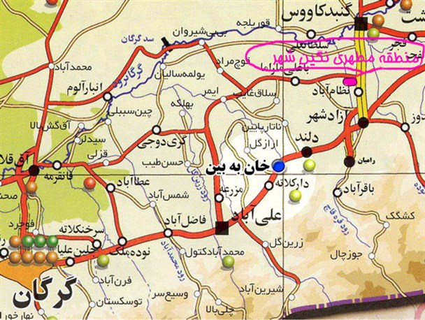 منطقه ای بدون هویت از لحاظ تقسیمات کشوری