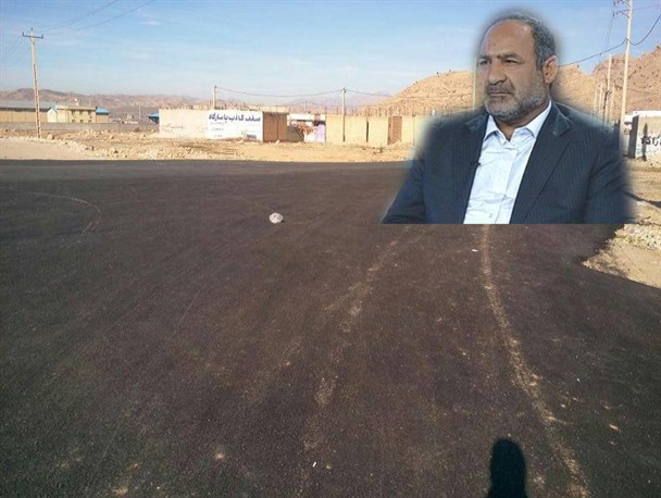 خیابانهای اصلی مسکن مهر چرام آسفالت شد+تصاویر