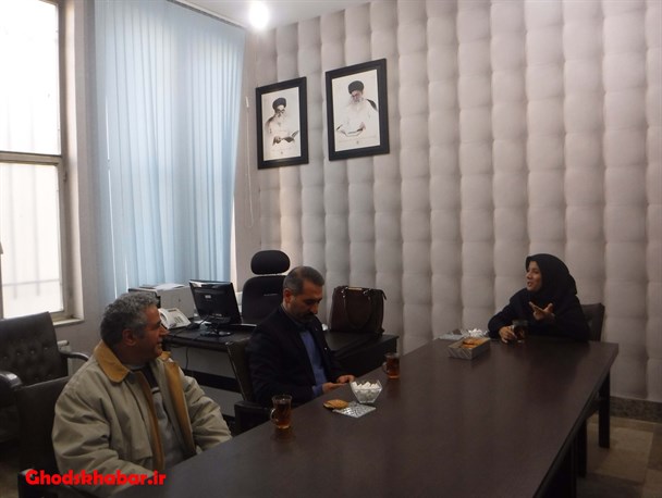 بازدید رئیس اداره فرهنگ و ارشاد اسلامی از اداره کتابخانه‌های عمومی شهرقدس