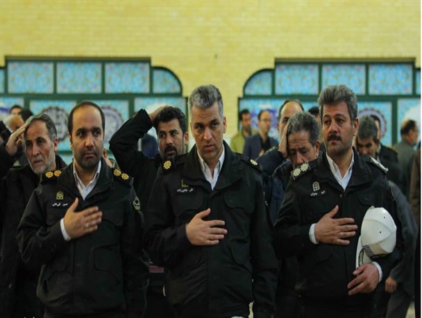 برگزاری مراسم گرامیداشت جانباختگان سانحه هوایی در قزوین