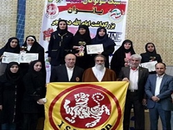 کسب مقام سومی بانوان کاراته کار بجنوردی در مسابقات کشوری / تصویر