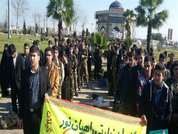 اعزام 580 نفر از دانش آموزان لنگرود به مناطق عملیاتی جنوب