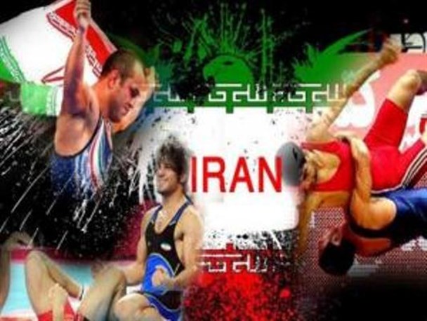 تیم های کشتی ایران و آمریکا وارد کرمانشاه شدند