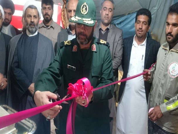 افتتاح چهل و هفتمین بیمارستان صحرایی سپاه پاسداران در جنوب شرق کشور