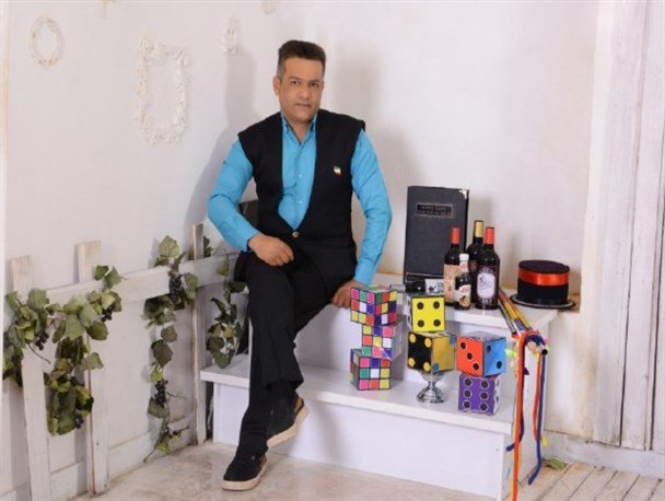 همه اسرار یک شعبده باز حرفه ای درگچساران+تصاویرو فیلم