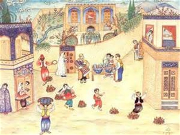 چهارشنبه سوری یا "کوله چارشمه" در شهرستان کمیجان