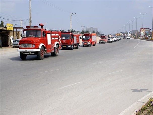 رزمایش بزرگ ترافیکی و خدمات سفر نوروزی درآشخانه+تصاویر