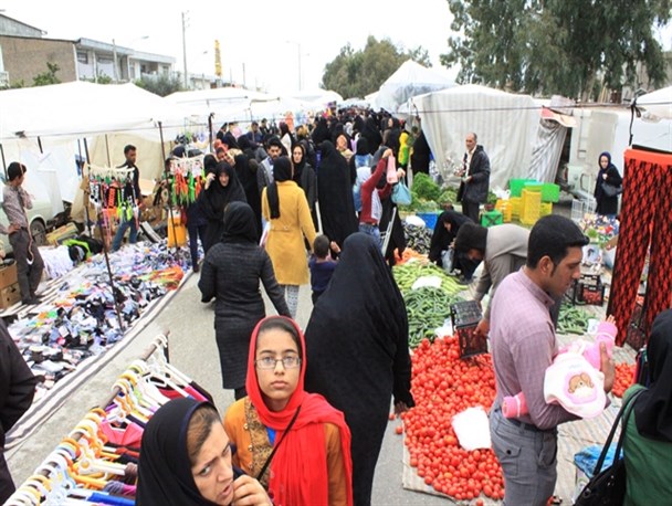 سه شنبه بازار بندرگز در آستانه سال نو