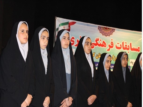 برگزاری جشنواره سرود دانش آموزی دختران کردکوی+تصاویر