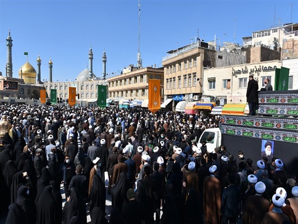 گزارش تصویری | مراسم تشییع پیکر  آیت الله علوی گرگانی