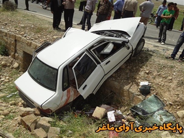 تصادف در قبر قیصر بهمئی 2 نفر را به کام مرگ کشاند+تصاویر