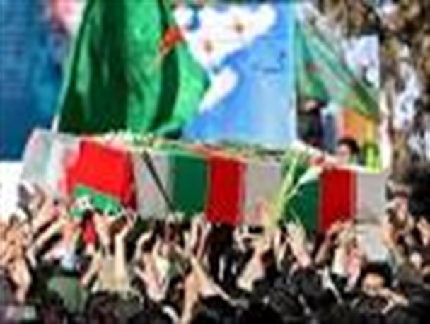تشییع پیکر شهید مرتضی امینی در اراک