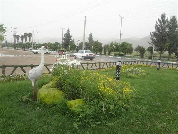 بارش باران رحمت الهی غبار را از چهره شهرستان باشت زدود