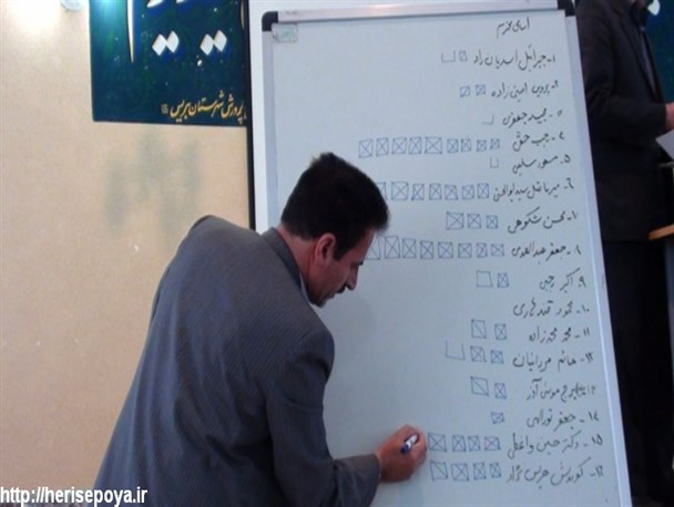 برگزاری انتخابات نمایندگان عضو شورای آموزش و پرورش هریس