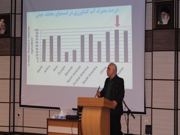 برگزاری همایش مقابله با بحران آب در آق قلا + تصاویر