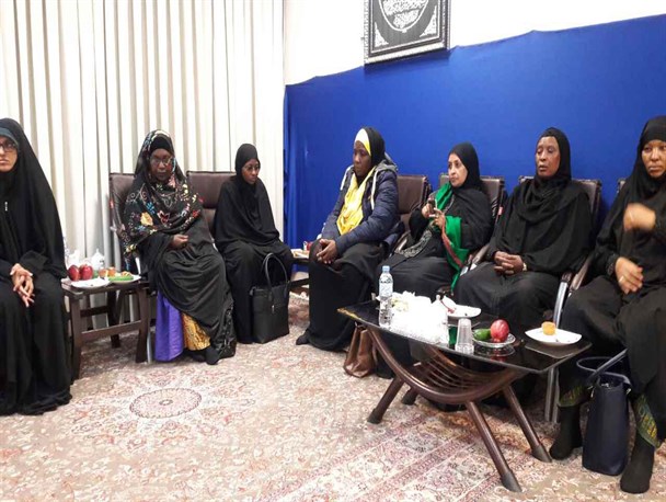 دیدار جمعی از بانوان مبلغه های کشور تانزانیا با نماینده ولی فقیه در کردستان