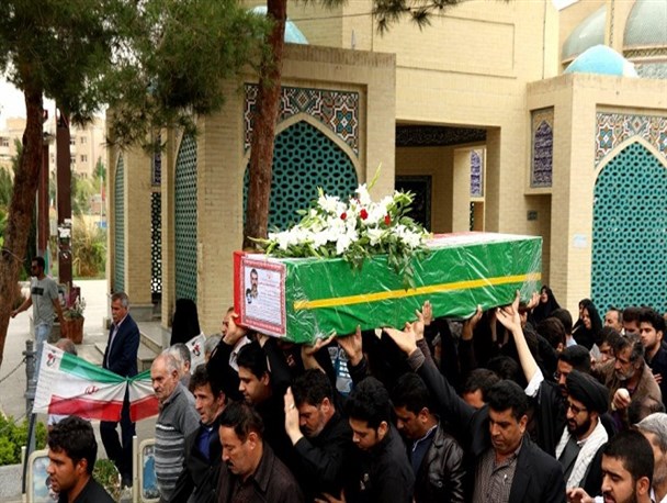 پیکر شهید حسینعلی عباسی تشییع شد+ تصاویر