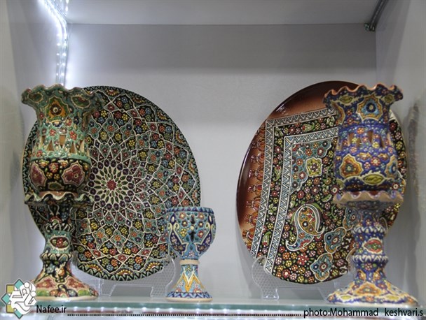 هنر میناکاری در پایتخت سفال ایران