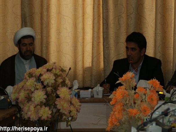 اولین جلسه شورای اداری شهرستان هریس در سال ۹۴ برگزار شد