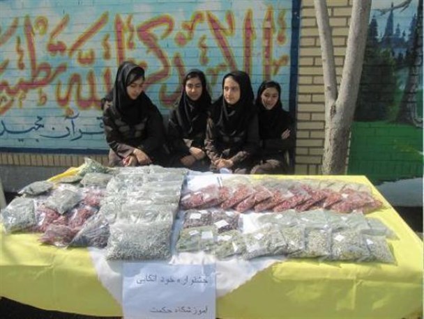 برپایی نمایشگاهی از توانمندیهای طرح خود اتکایی دانش آموزان کورائیم نیر