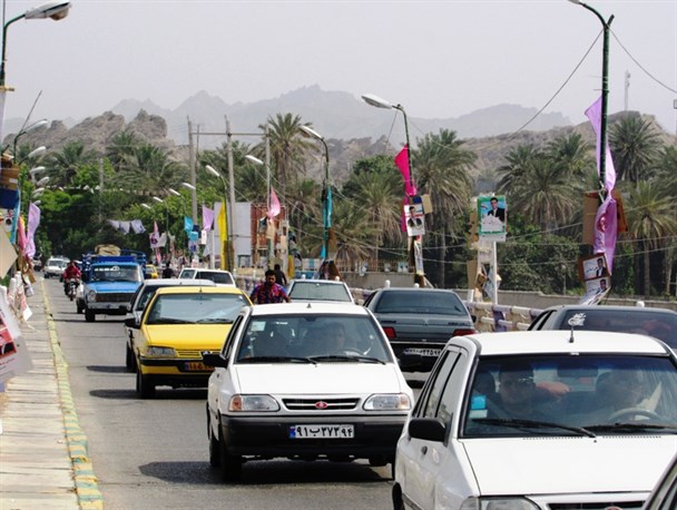 شور انتخاباتی در میناب+تصاویر