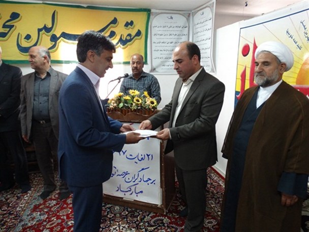 آیین تکریم و معارفه رئیس اداره منابع طبیعی و آبخیز داری مه ولات برگزار شد+ عکس