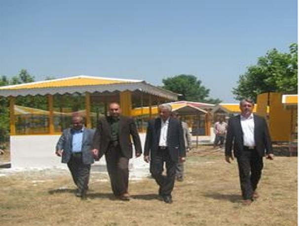 بازدید معاون قضایی دادگستری گیلان از اردوگاه حرفه آموزی و کاردرمانی حویق