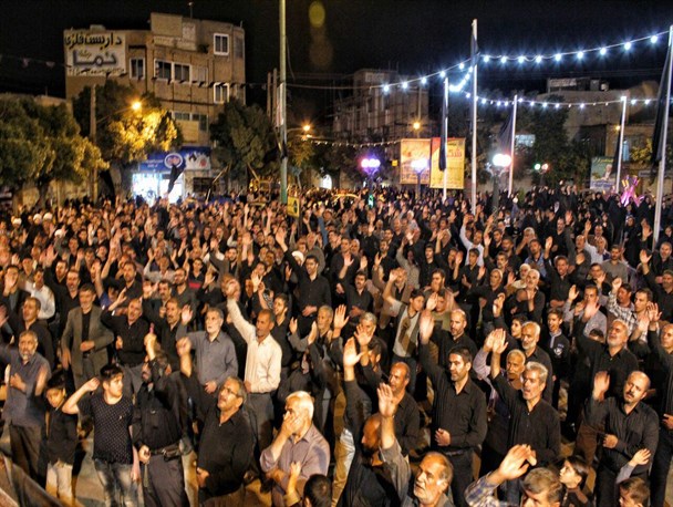 گزارش تصویری از برگزاری مراسم عزاداری امیرالمومنین در بهار