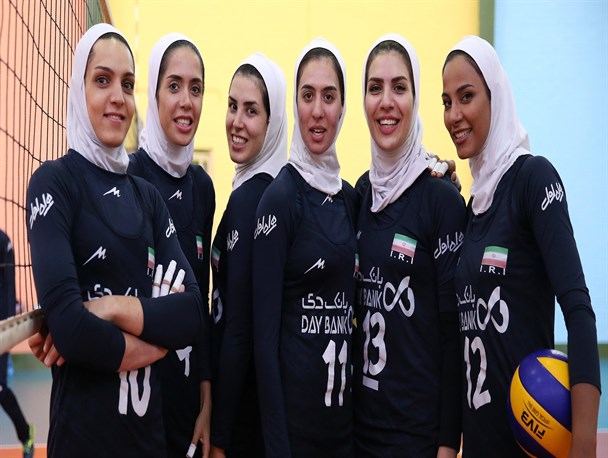 حضور بانوی هرمزگانی در اردوی تیم ملی والیبال نشسته