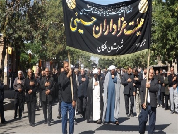 برپایی دسته عزاداری به مناسبت سالروز شهادت حضرت علی(ع) در ملکان