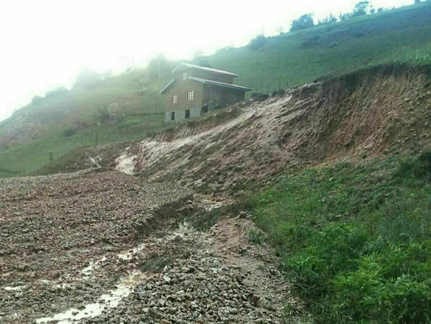 خانواده های آسیب دیده روستای کاکرود در مدرسه مستقر شده اند/ سگ های زنده یاب به دنبال کشف اجساد هستند