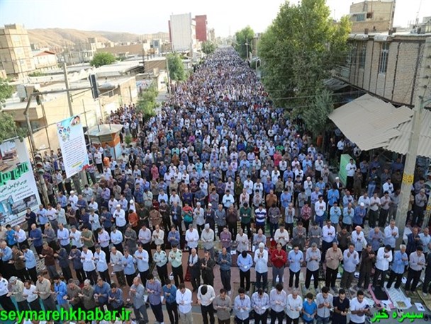 برگزاری نماز عید فطر در شهرستان دره شهر/تصاویر