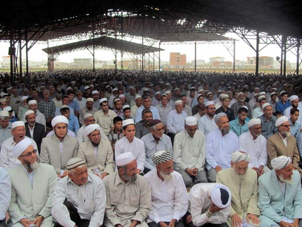 برگزاری نماز عید فطر در عیدگاه شهر آق قلا + تصاویر