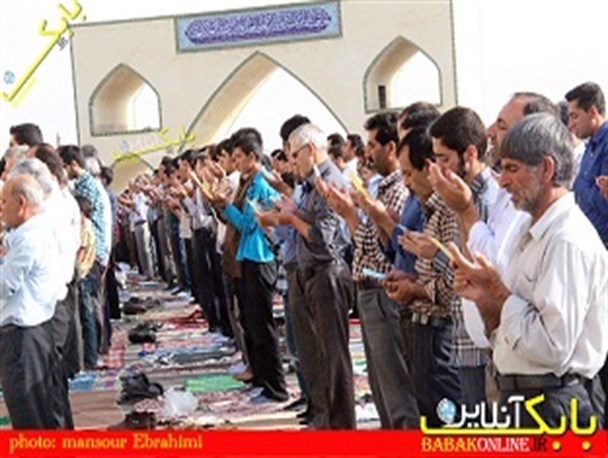 شکوه نماز عید فطر در شهربابک به روایت دوربین بابک آنلاین