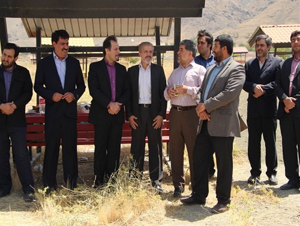 بازدید از مراحل ساخت یادمان شهدای دانشگاه پیام نور کرج + تصاویر