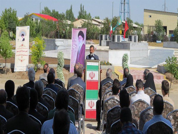 نماد مزار شهید گمنام آموزشکده فنی رازی اردبیل رونمایی شد