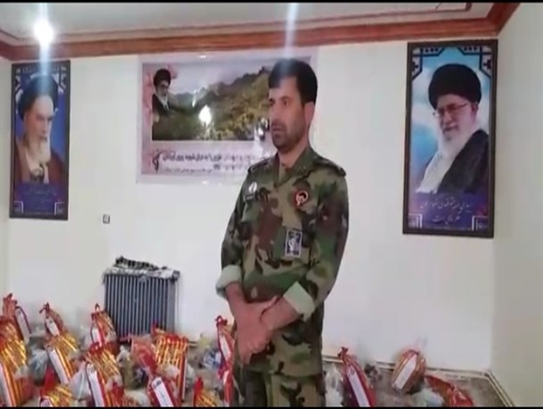 وداع دردناک فرزند شهید جمال کریمی با پدرش + فیلم