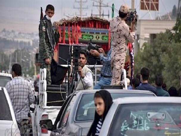 صحنه‌های تماشایی در بدرقه ابدی میهمان آسمانی