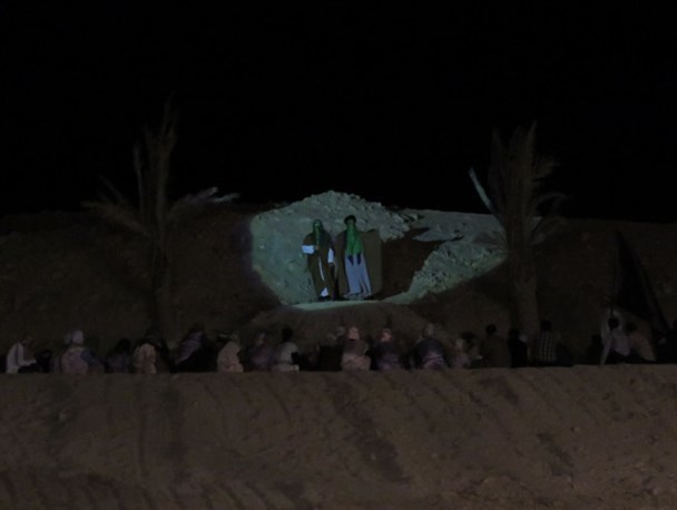 مراسم بازسازی "واقعه غدیر" درچرداول برگزار شد