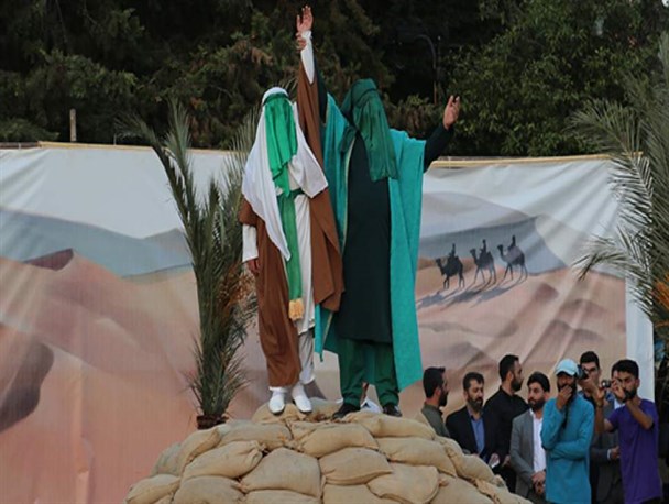 بازسازی واقعه غدیر در دیار علویان + فیلم