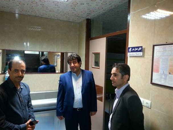 بازدید فرماندار دیلم از بخش های مختلف بیمارستان بقیه الله الاعظم (عج)