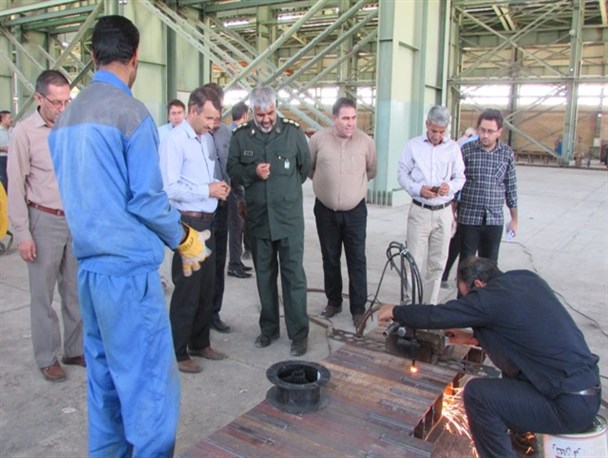 بازدیدمهندسین بسیجی از کارخانه ماشین سازی گچساران+تصاویر