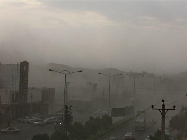 عکس/گچساران محو درغبار