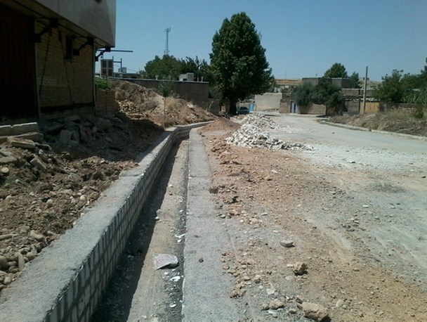احداث و ترمیم کانال های سراب دوره