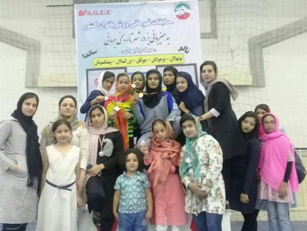 درخشش ووشو کاران سیستان و بلوچستانی در مسابقات قهرمانی کشور/کسب۸مدال توسط تیم منتخب کمیته چاچوان بانوان