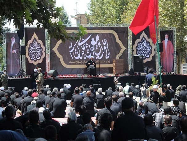 مراسم تاسوعای حسینی در کاشمر برگزار شد