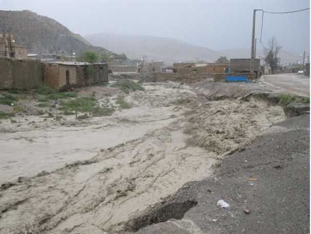 سیل دوباره در گوگدره مراوه تپه+تصاویر