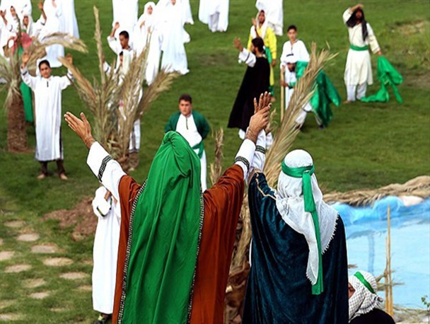واقعه غدیر خم در سپیدان بازسازی می شود